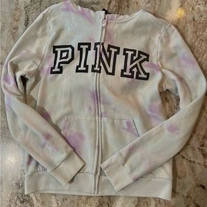 Victoria Secret Pink zip up hoodie. Size S. Not teddy jacket just a reg jacket